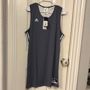 Women’s Adidas Gray Sleeveless Athletic Dress